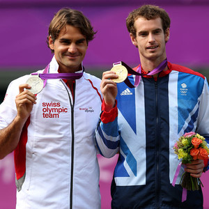 Roger Federer, Andy Murray, 2012 Summer Olympics Roger Federer, Andy Murray, 2012 Summer Olympics
